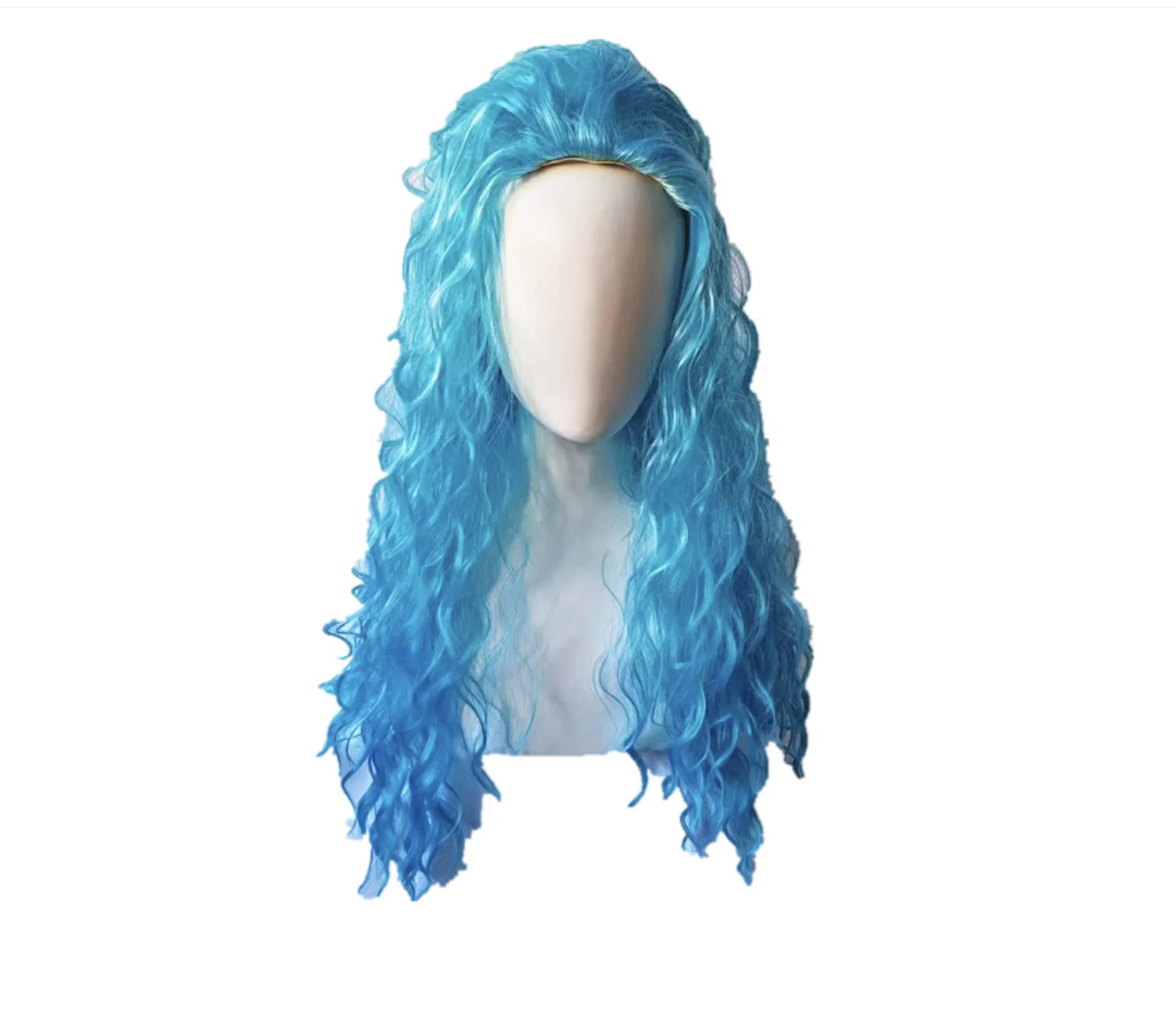 Discendenti 4 Parrucca Cosplay The Rise of Red Parrucca lunga riccia con panini Parrucche per feste in costume di Halloween Capelli sintetici resistenti al calore