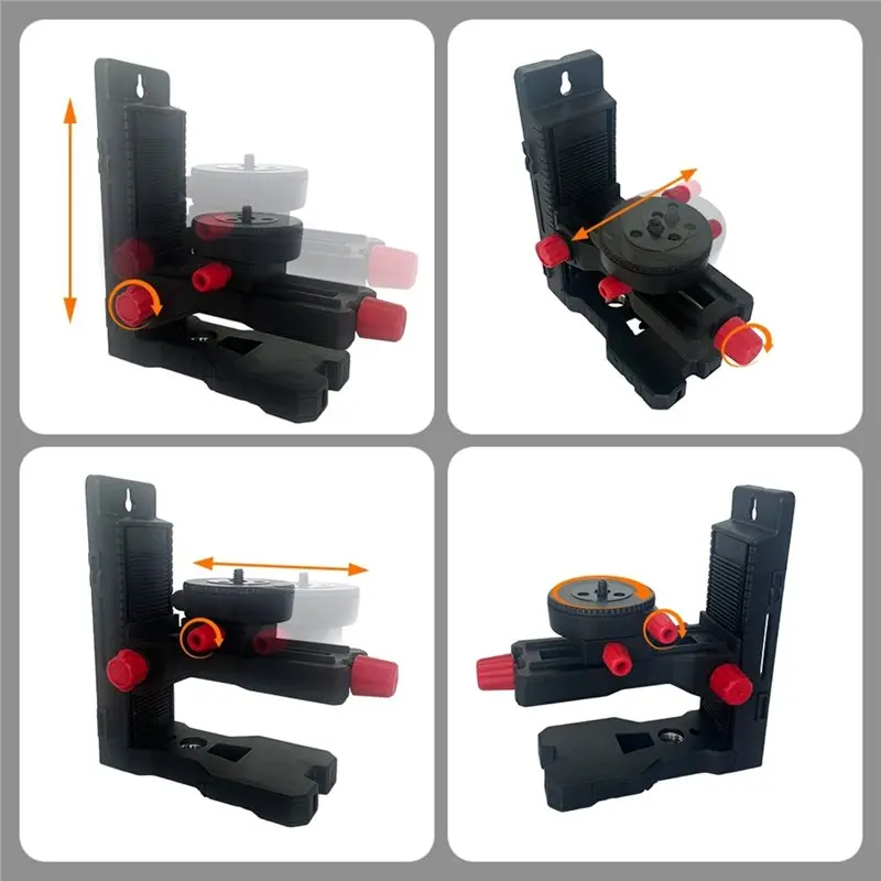 A20F-Laser Level Accessories For L-Shaped Magnetic& Wall Mounted Bracket- Includes 5/8