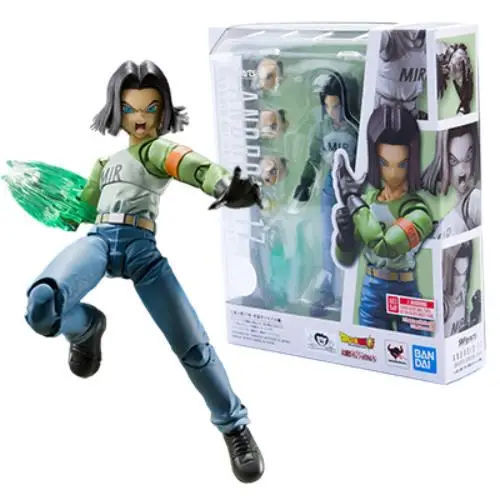 

Original Sh Figuarts Shf Dragon Ball Android 17 Universe Survival Saga Action Figures Model Toys Gift Anime Figura