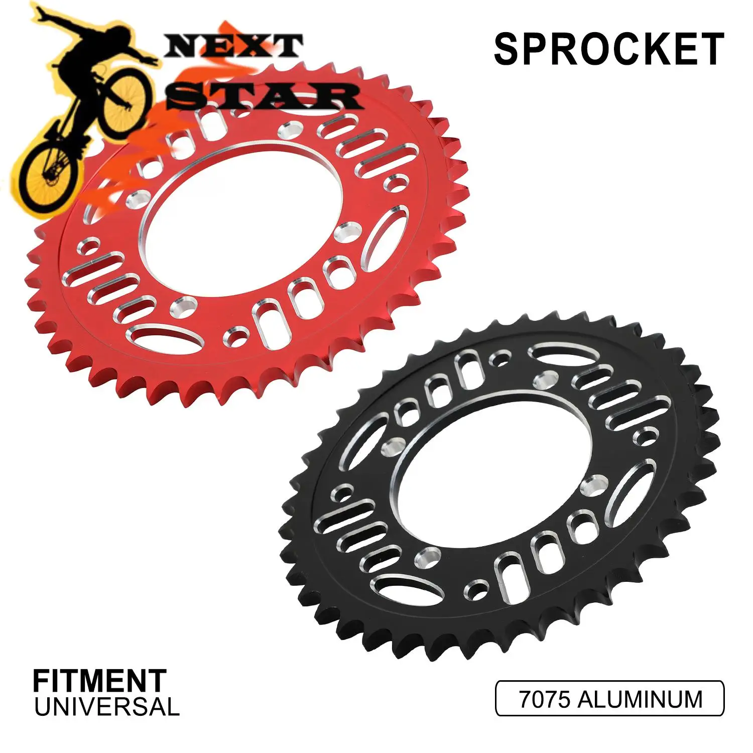 41T 43T Universal Chain Sprocket Wheel Disc For KTM YAMAHA HONDA Kawasaki 50 70 90 110 125 140cc 150 160 170 Cc Bike Motorcycles