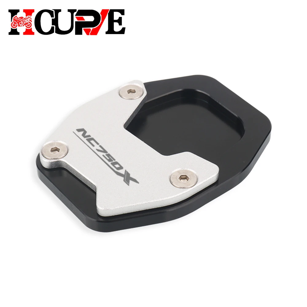 Motosiklet aksesuarları CNC Kickstand yan standı uzatma NC750X Pad için NC NC 750X NC X 2021 2022 2023