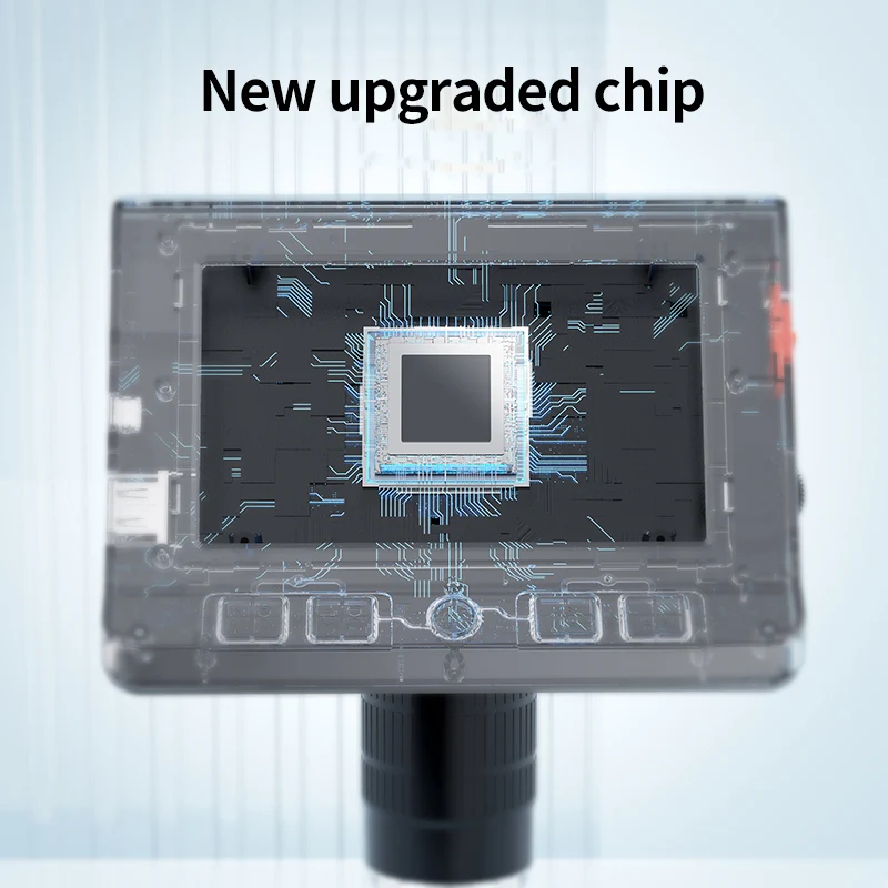 AOERWEI Digital Microscope 4.3-inch 1000X Zoom HD Electronic Microscopes Camera Magnifier for Soldering Phone Repair PCB Coin