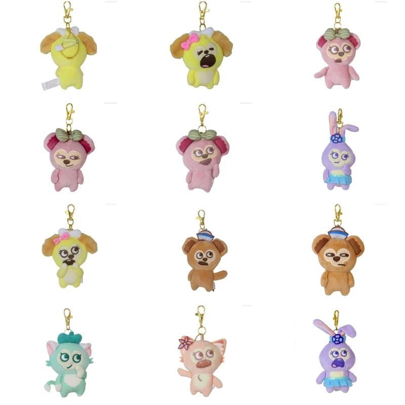 

Disney Funny Star Delu Shirley Mae Silly Expression Plush Toy Doll Bag Bag Pendant Plush Toy Gifts for Boys and Girls