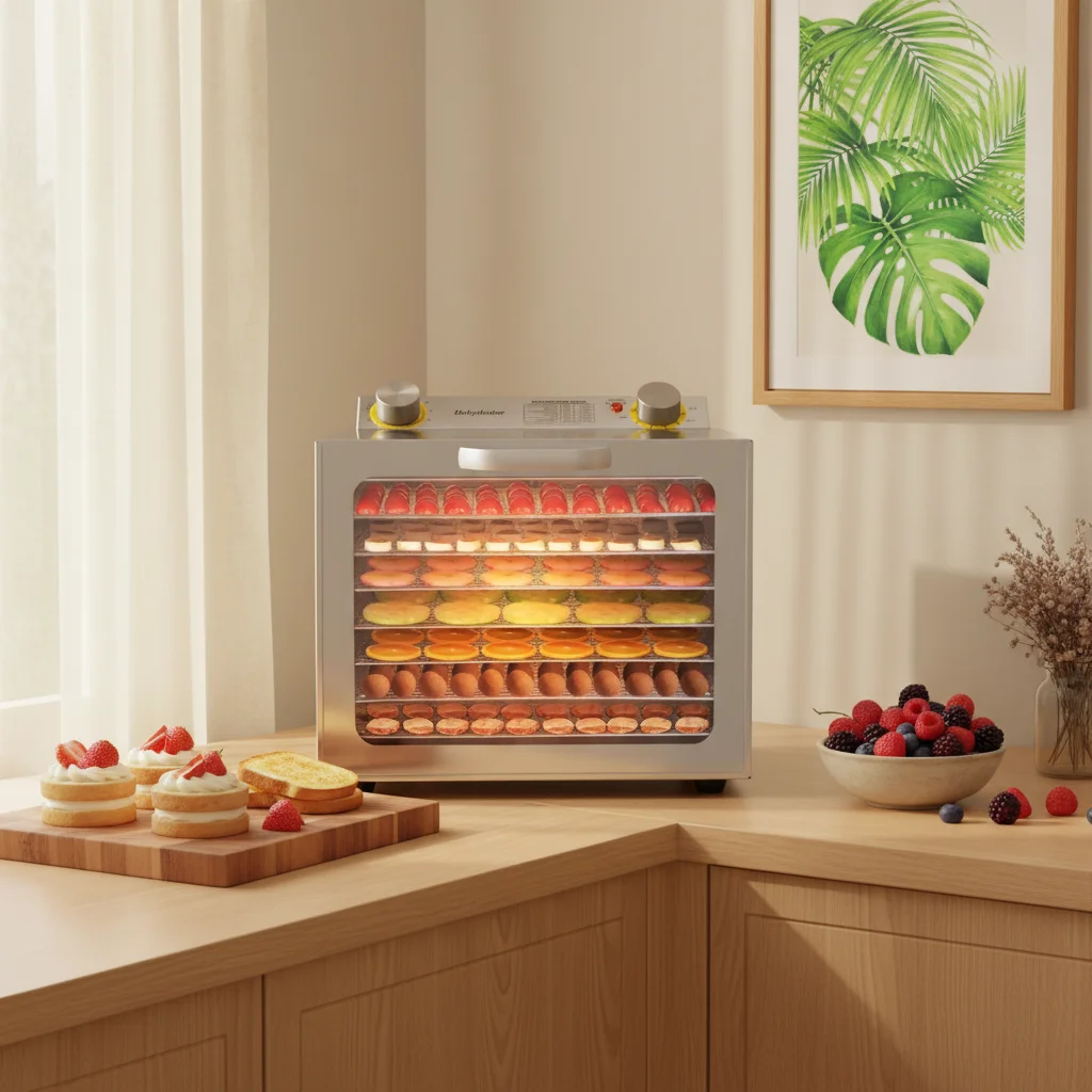 

110V 400W Food Dehydrator Machine,8-Tier Visible Food Dryer,Stainless Steel Food Drying Machine,for Fruits,Vegetables,Meat