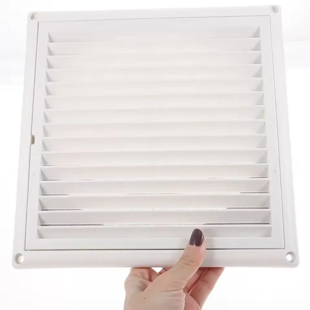 With Flaps Air Vent Grille Ventilation Cover With Insect Screen Louver Vent Air Outlet Ventilation Cover PP