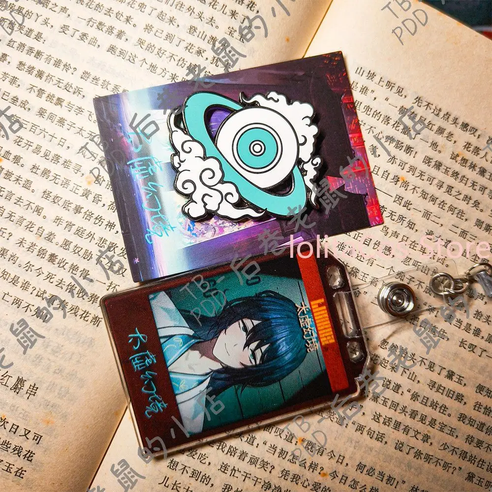 Limbus Company Hong Lu Metal Badge Enamel Imitation Anime Brooch Bag Decor Fan Collection Friend Birthday Gift Cosplay - view 4