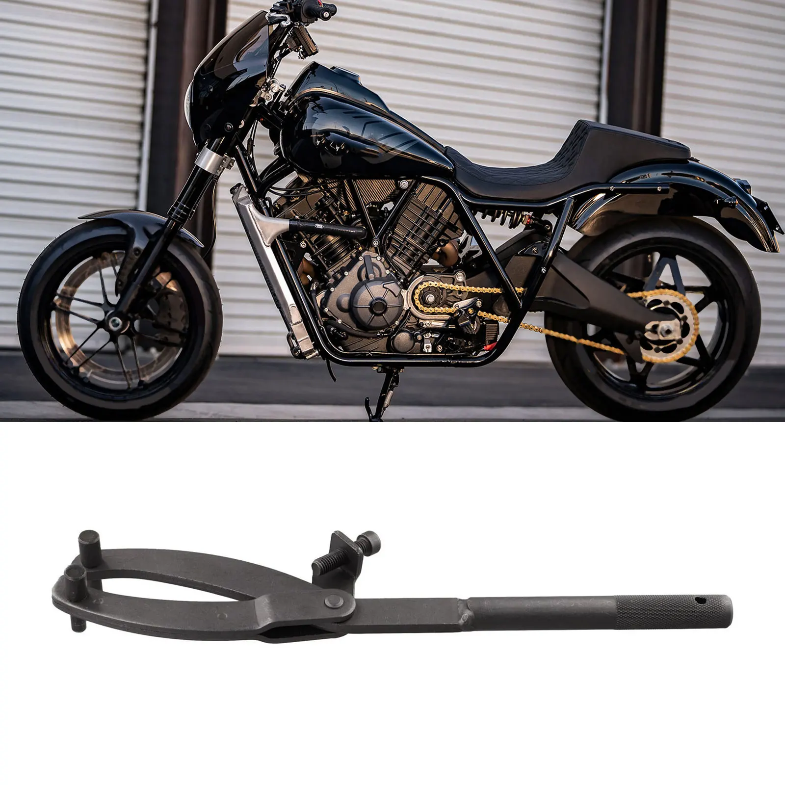 Steel Flywheel Fixing Wrench Y Type For Motorcycle Moped Scooter Clutch Disassembly Removal Tool