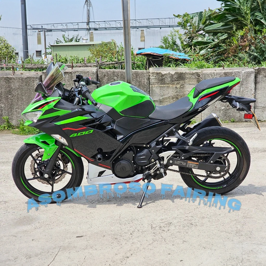 

Для NINJA 400 EX400 2018 2019 2020 2021 2022-2024 полный комплект обтекателей АБС-пластик 100% подходит для инъекций NINJA 400 кузовный обтекатель