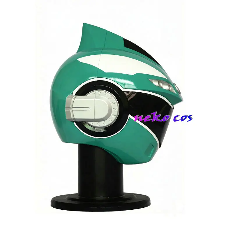 nekocos Engine Sentai Go-onger Go-On Green fitting bodysuit fullset helmet mask belt shoes arm cover Cosplay costume view 4