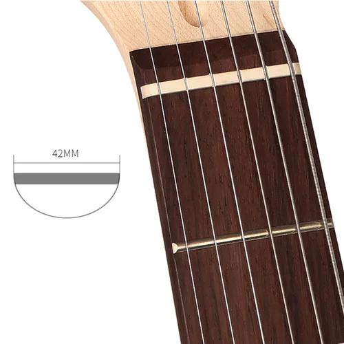 Imagen 2 del producto Tuerca de hueso de 42mm/1,65 pulgadas para guitarra eléctrica de 6 cuerdas Strat Stratocaster Tele ST TL 423.55.3mm /4.6MM(0,18 pulgadas) accesorios para guitarra