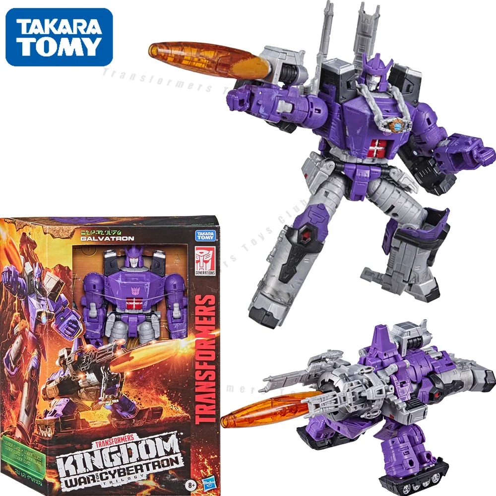 

In Stock Original Takara Tomy Transformers Generations War for Cybertron: Kingdom Leader K28 Galvatron Action Figure Collection