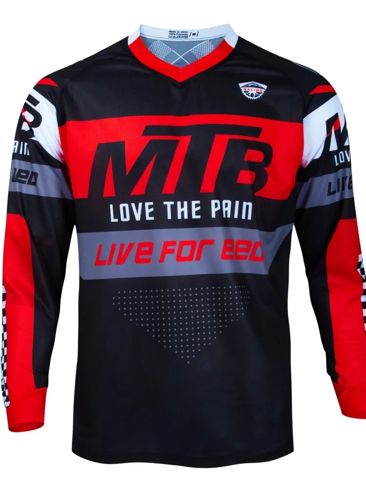 AliExpress NONE 2025 Pro Men's Downhill Jersey Mtb Mountain Bike Mtb Shirts Offroad Dh Motorcycle Motocross Sportwear Bicycle Racing Cycling
