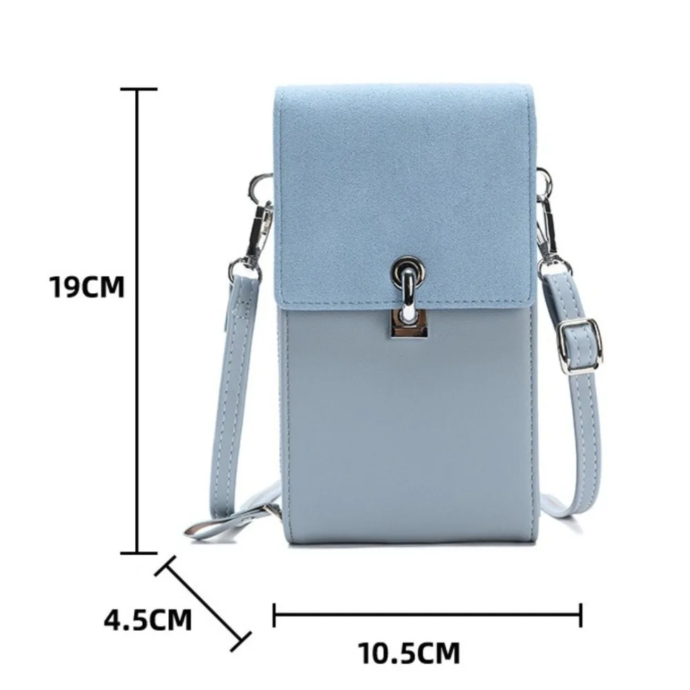 Hoge Kwaliteit Effen Kleur Dames Crossbody Tas Vierkante Vorm Verstelbare Schouderband Pu Lederen Tas Portemonnee Tas