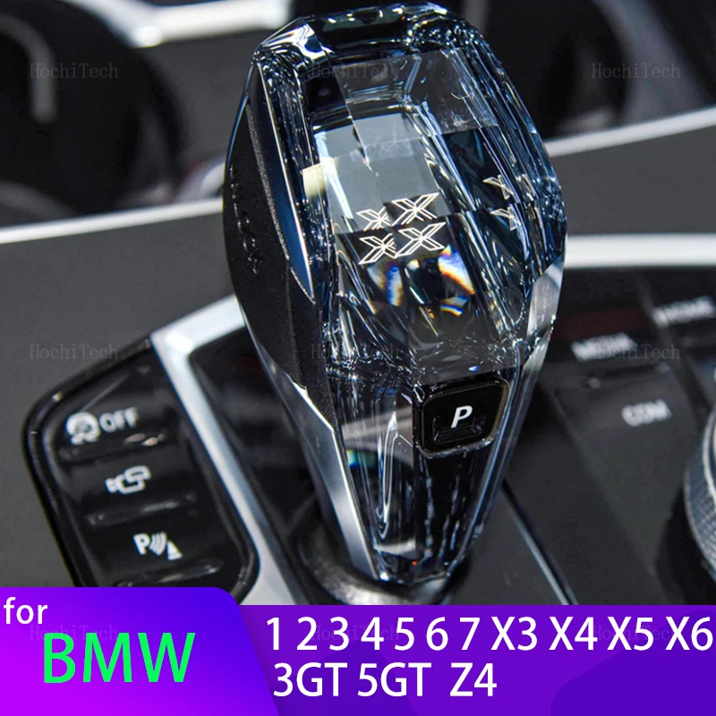 Plug&Play Crystal Handles Gear Shift Knob Lever Stick Head For BMW 1 2 3 4 5 6 7 X3 X4 X5 X6 F20 F21 F22 F30 F10 F18