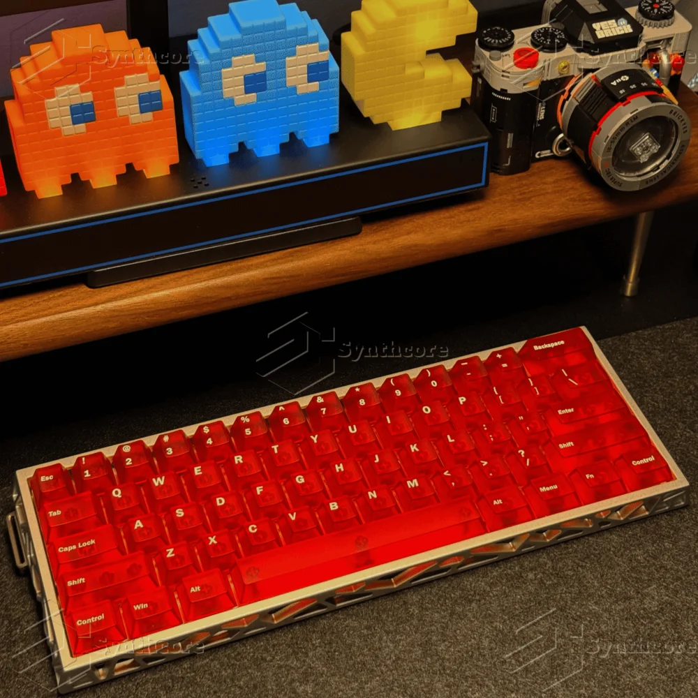 

Mist Transparent Keycap Set PC 105 Key Cherry Transparent Keycap Suitable for 60/84/87 Layout Mechanical Keyboard