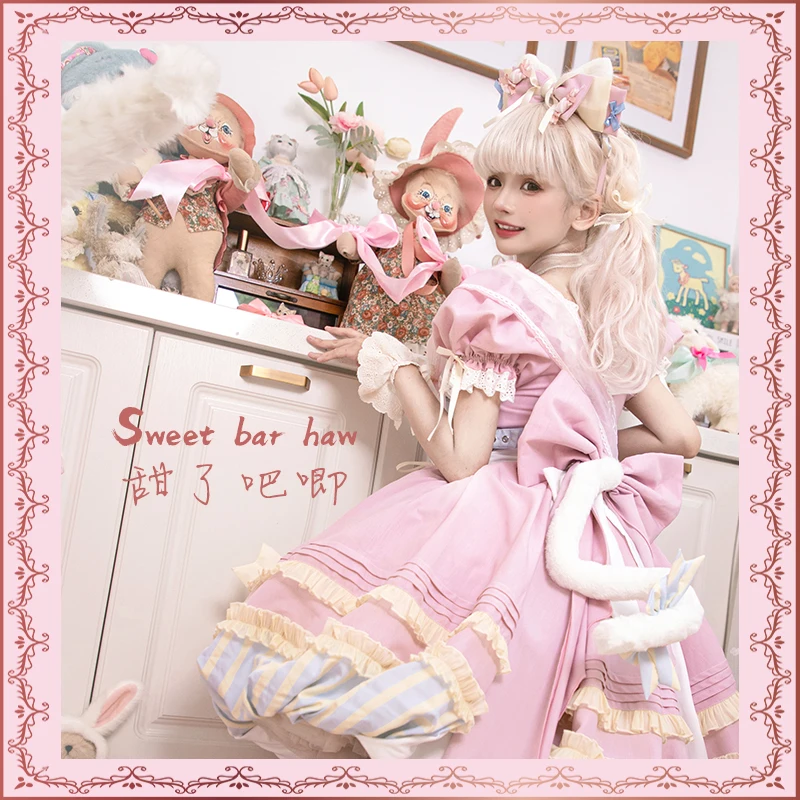 Japanse Sweet Lolita Op Dress Women Elegante Gothic Prinses Feestjurken Met Lange Mouwen Victorian Girly Harajuku Kawaii Vestidos