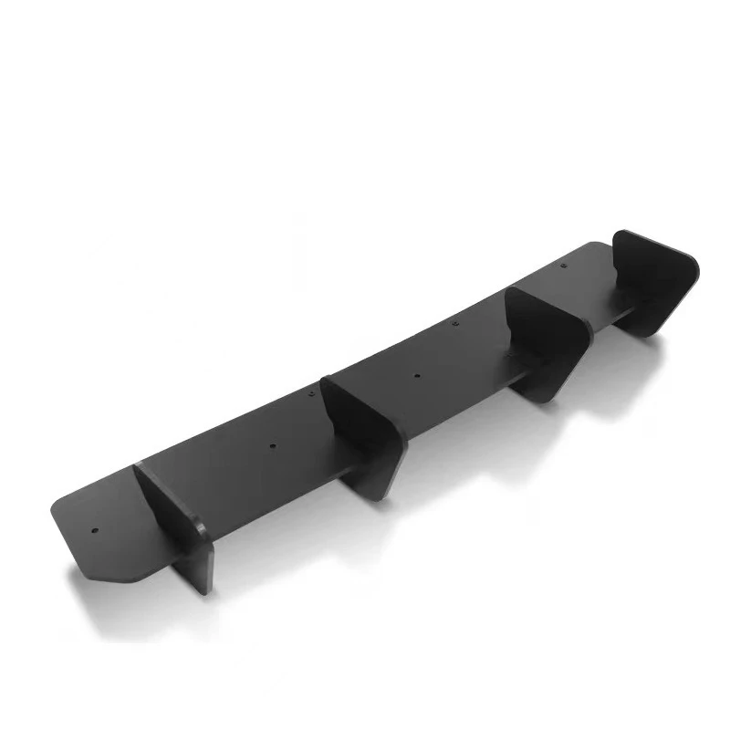 For Volkswagen 2017-2024 Tiguan R/R-Line Rear Blade Spoiler Rear Bumper Trim Bolt-On Rear Air Knives Car Exterior Mod Accessory