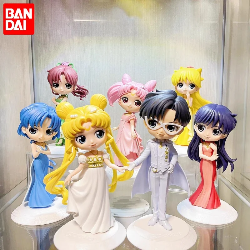 

Новая Подлинная модель Bandai Сейлор Мун, игрушки Qposket, супер кайу, Michiru Moon, Аниме фигурки, Сборная модель, игрушка, подарок для девочек