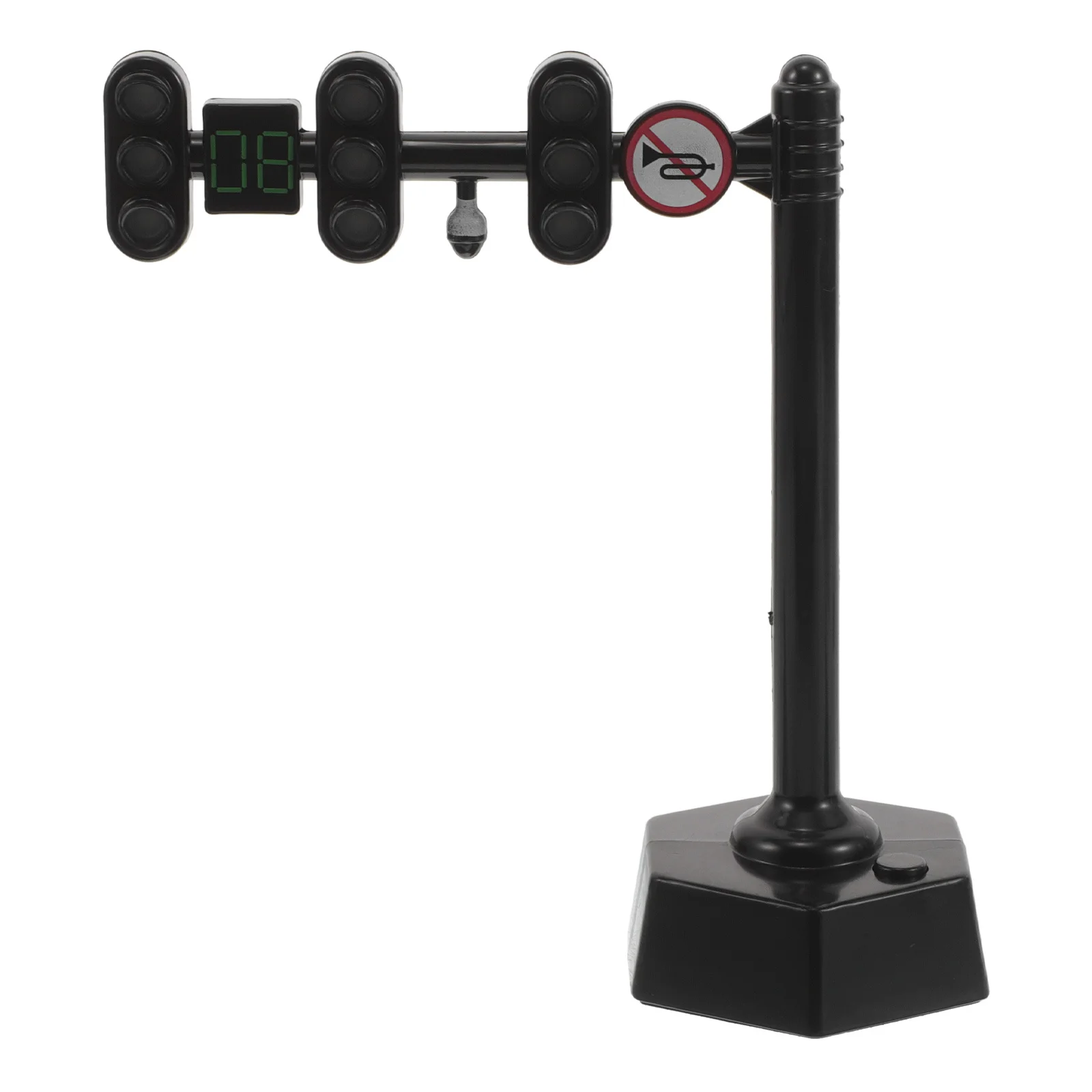 

Simulation Traffic Signal Light Realistic Red Green LED Voice Automatic Changing Educational Pretend Play Sand Table Traffic