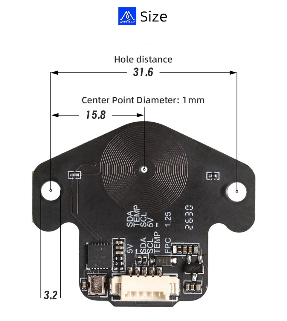 Mellow Fly Tool Lite Toolhead Board Kompatibel mit DIY 3D-Drucker Klipper Canbus RS232 Hotend Board für Nema14/17 Motor – Detail 13