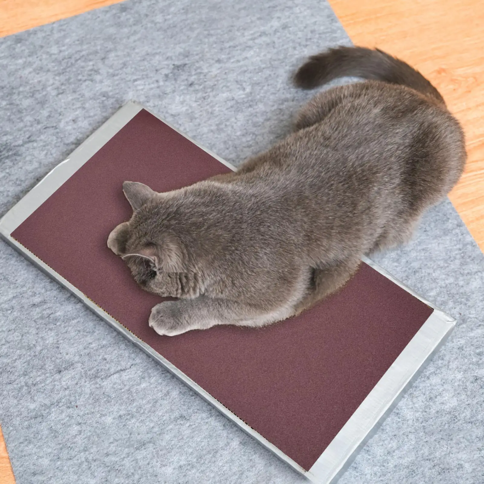 Pet Nail Scratch Sandpaper Pad Self-Adhesive Dog Scratcher Replacement Sandpaper Dog Cat Manicure Grinding File