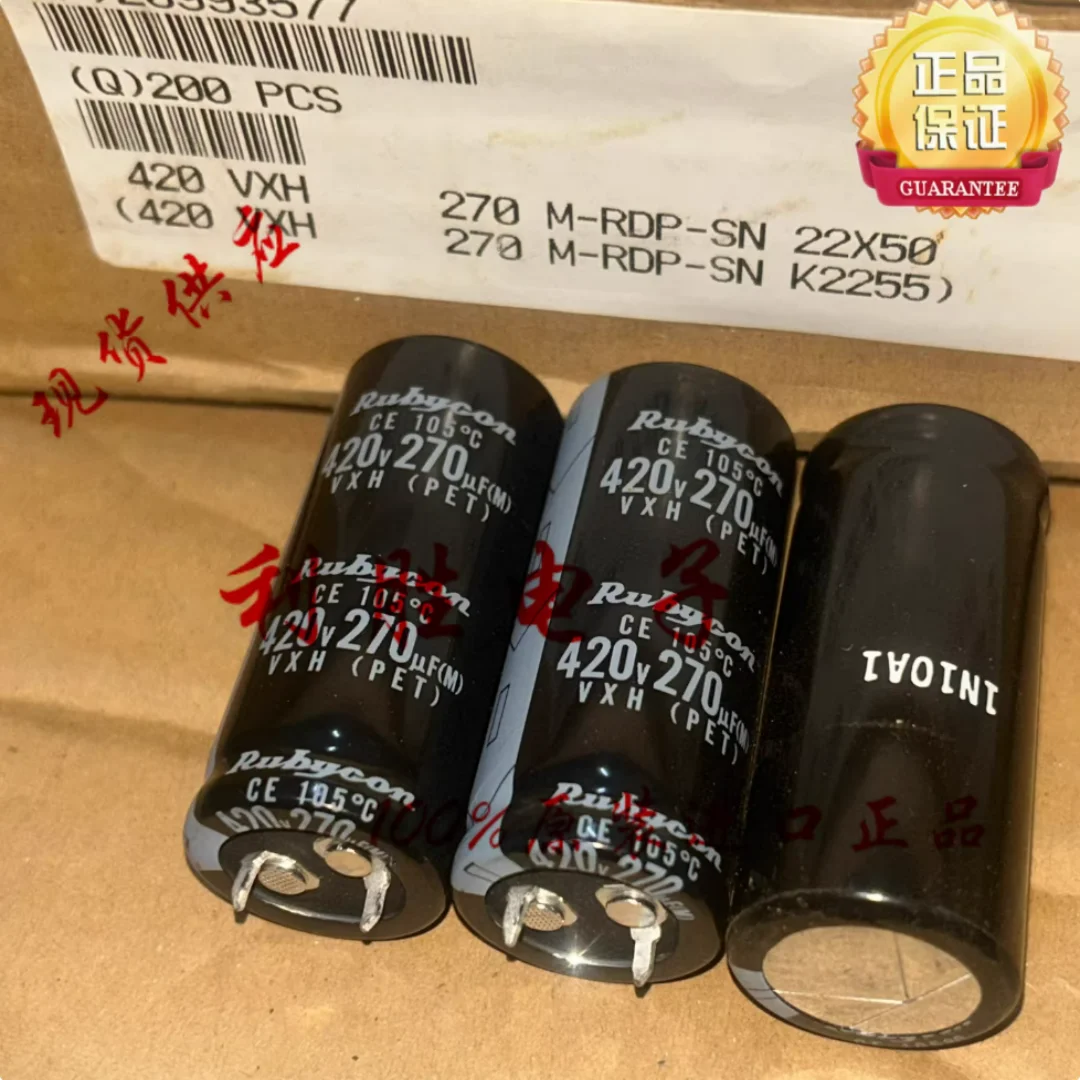 

Японский электролитический конденсатор Ruby 420V270UF 22*50 VXH, замена для 400V270UF