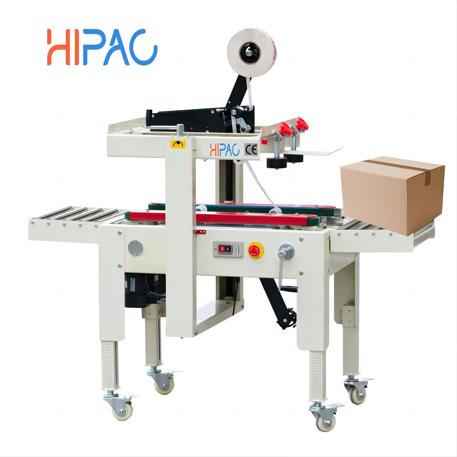 

HIPAC FXJ4030 Carton sealer Box sealing machine factory price Semi-Automatic Small Packaging Sealing Machine