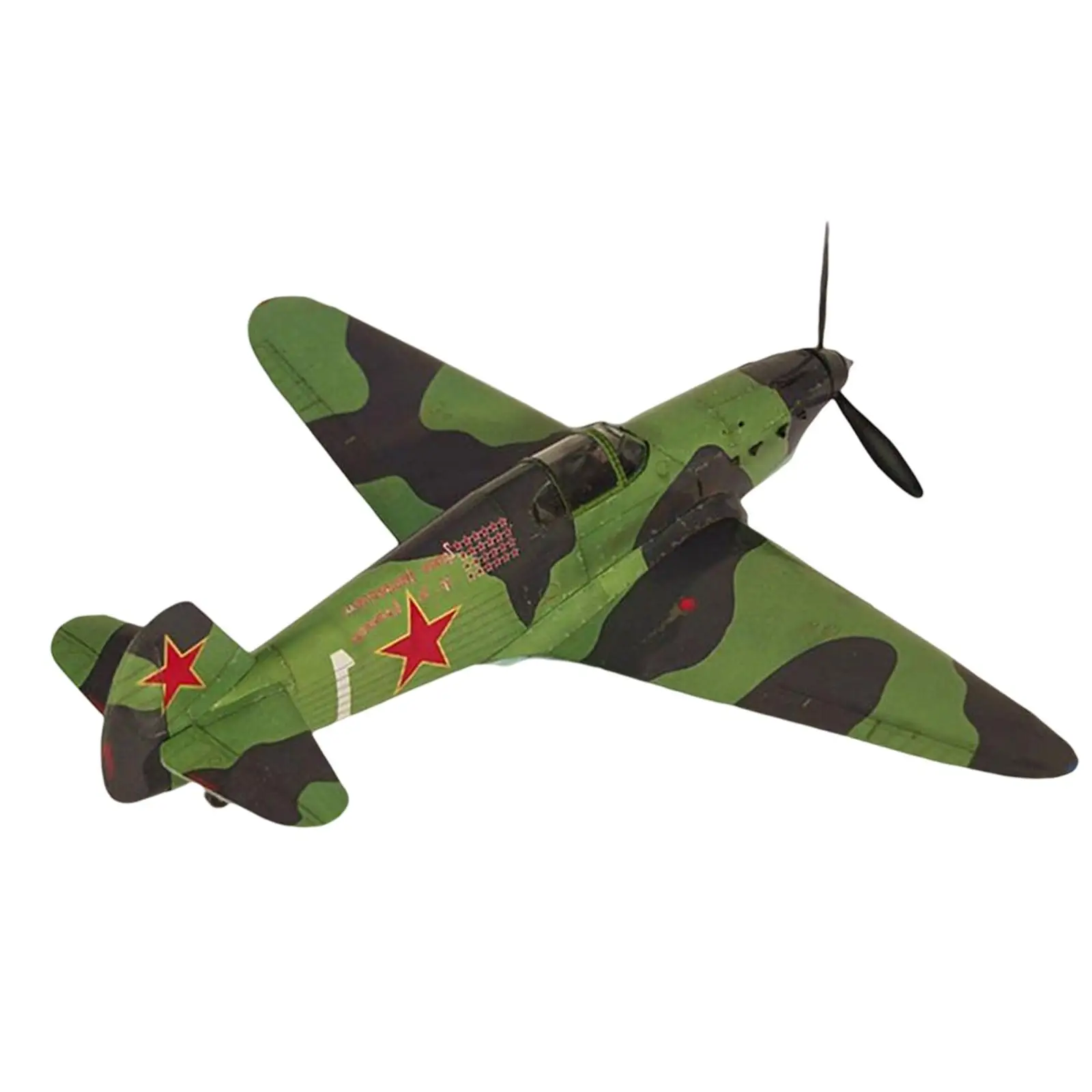 1:35 Scale Soviet Yak 1 Fighter Aircraft Paper Model for Home Teens Souvenir