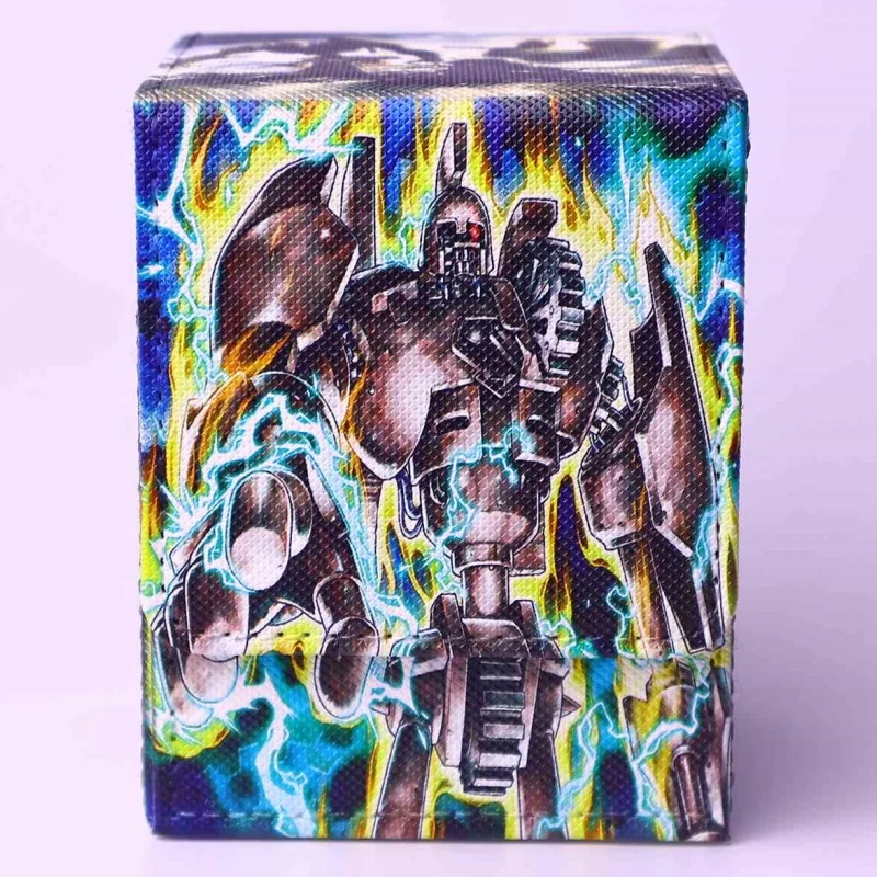 Ancient Gear Golem Castle Geartown Cross Yu-Gi-Oh! Card Case Diy Quality Leather Action Toy Figures Game Collection Storage Box