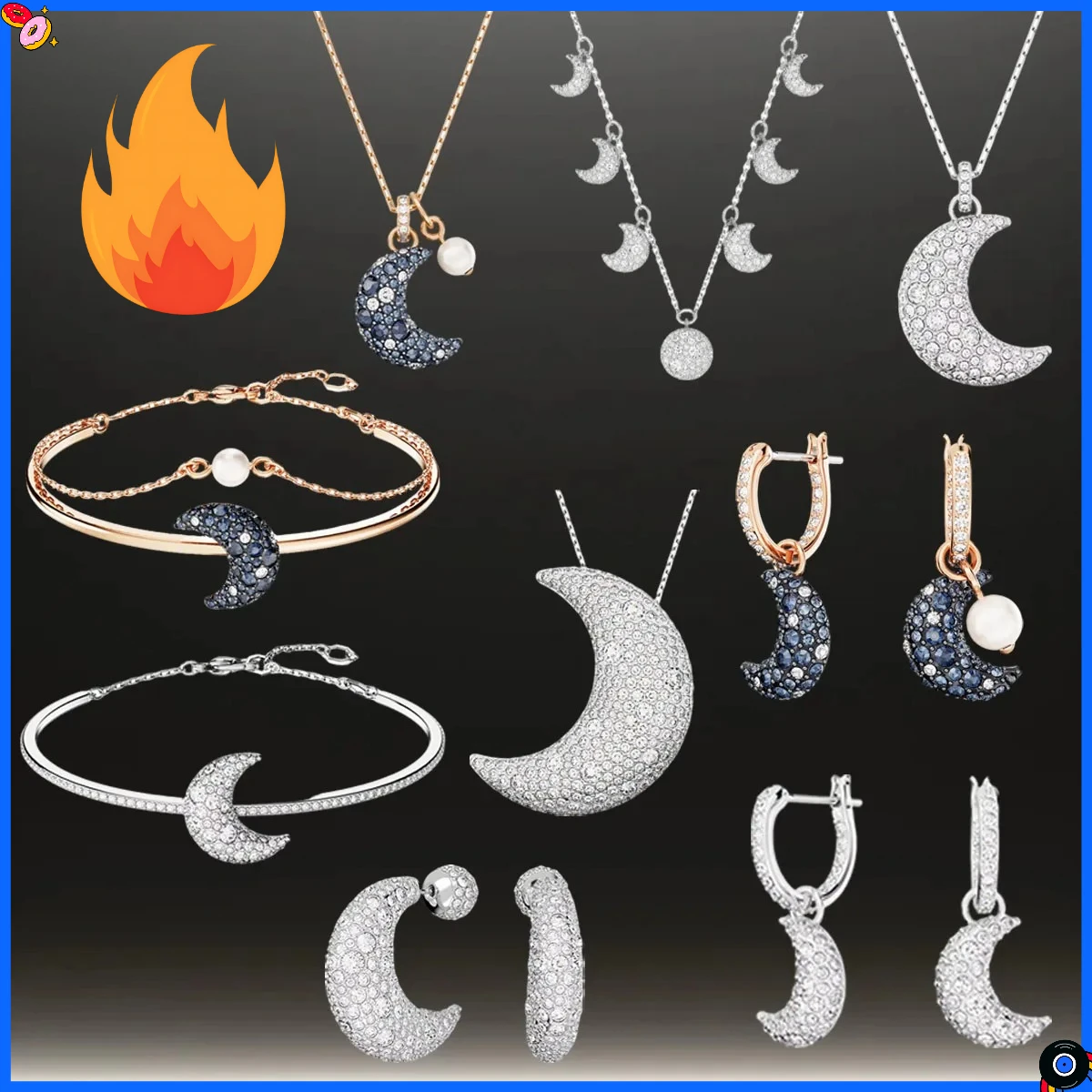 

2025 New French LuxuryHighQualityEarnail Necklace Pendant Jewelry Set,Suitable for Daily Wear,Essential for Parties and Banquets