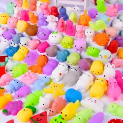 20pcs Kawaii Squishies Mochi Animals Stress Relief Toys for Kids Birthday Party Favors Guests Gifts Rewards Goodie Fillers