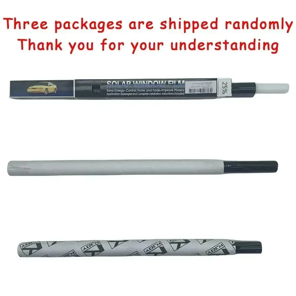 Feuilles de fenêtre de voiture noires VLT 3M x 50CM, Film teinté pour vitres de maison, Films autocollants de protection solaire UV, boîte en coton perlé PAC