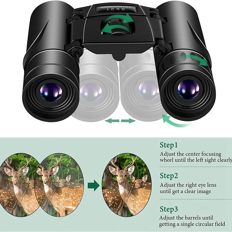 Binoculars Mini Pocket Binoculars Import Full Optical Glass Mini Lightweight Binoculars Foldable For Opera Concert