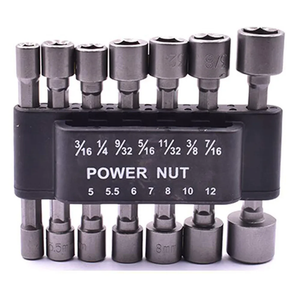 

14pcs Electric Socket Set Spline Bit Driver Nonmagnetic Assortment Tool For Car Machinery Lawn Equipment Socket