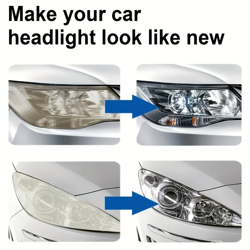 Car Headlight Restoration Polishing Headlamp Scratch Remover Repair Cleaning Paste Remove Oxidation Headlight Polish Liquid view 2