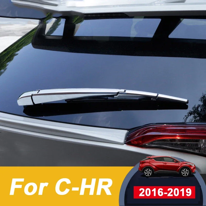 

Для Toyota C-HR CHR 2016 2017 2018 2019 2020 ABS задний багажник, стеклоочиститель, крышка, накладка, насадка, гарнир, аксессуары