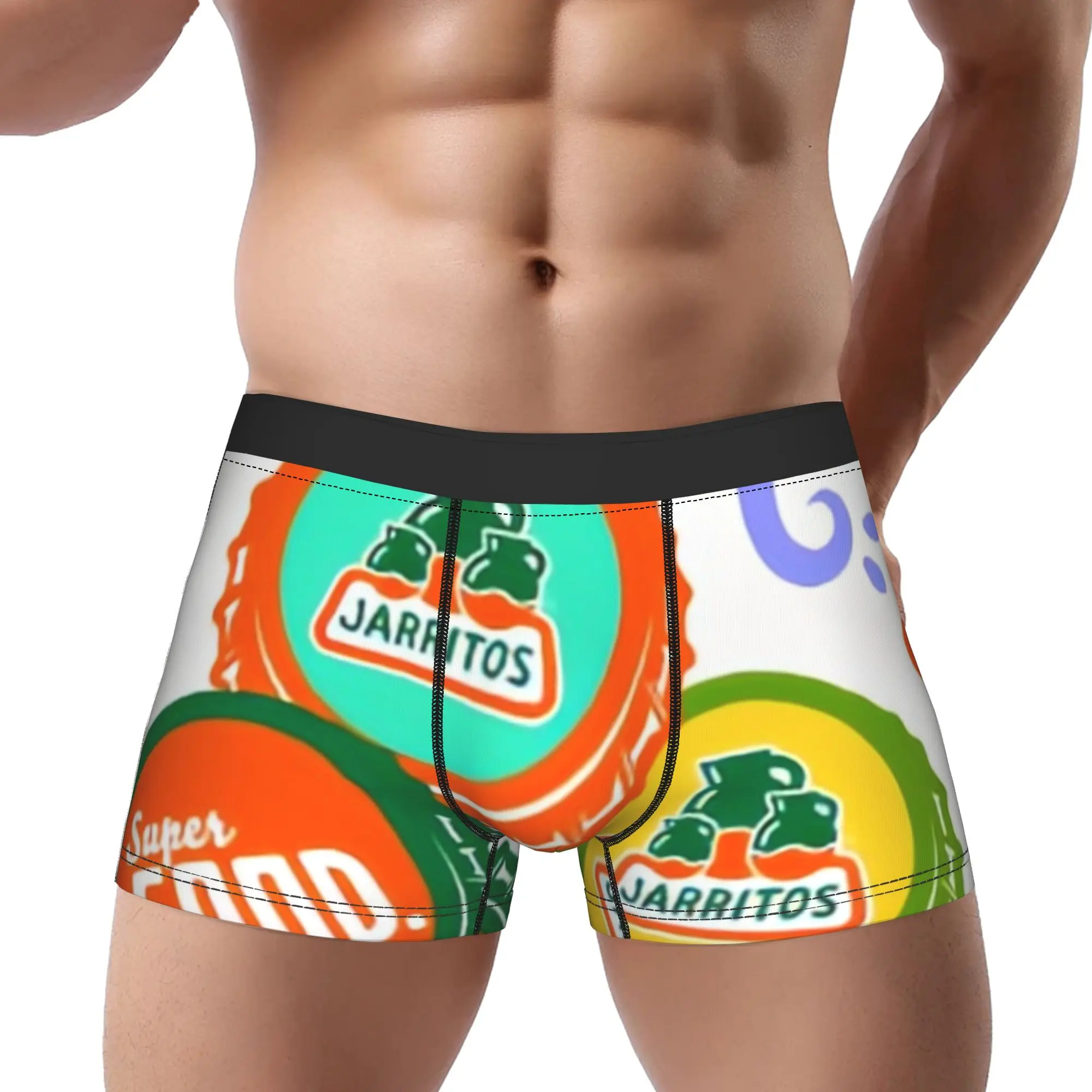 

jJarritos Bottle Cap jJarritos Underpants Homme Panties Man Underwear Print Shorts Boxer Briefs