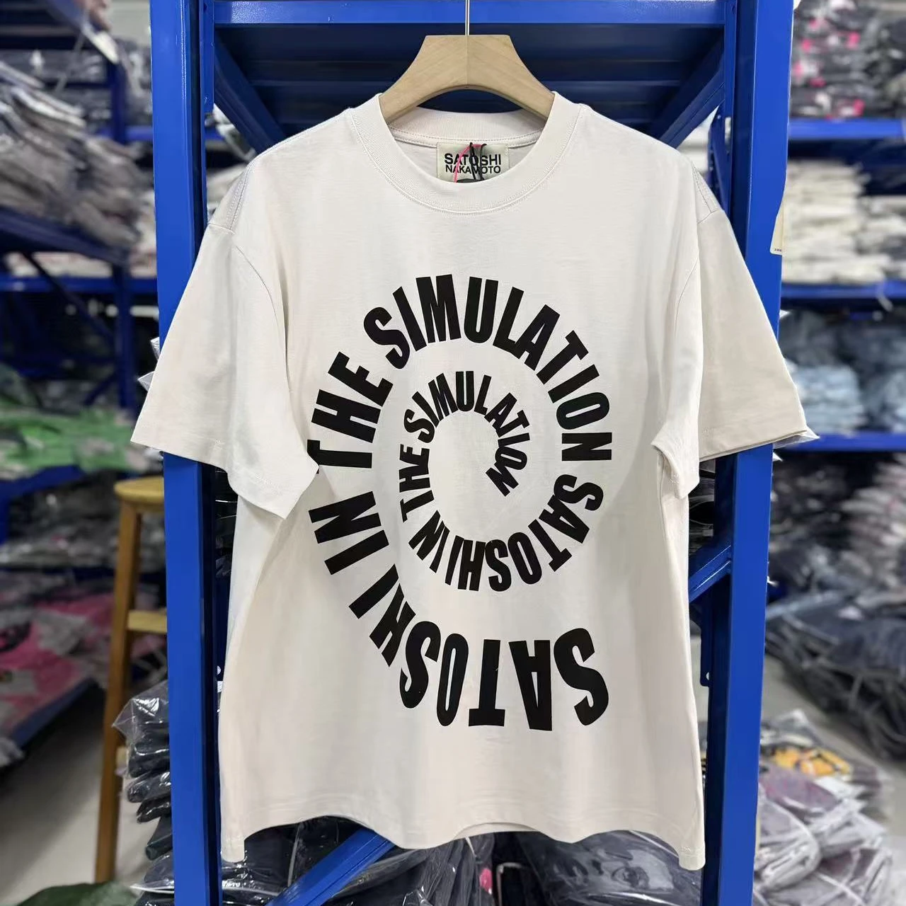 Satoshi Nakamoto Vintage AVNTGRDNY New York City Short Sleeve T Shirt Men Women Tee Tops T-Shirt