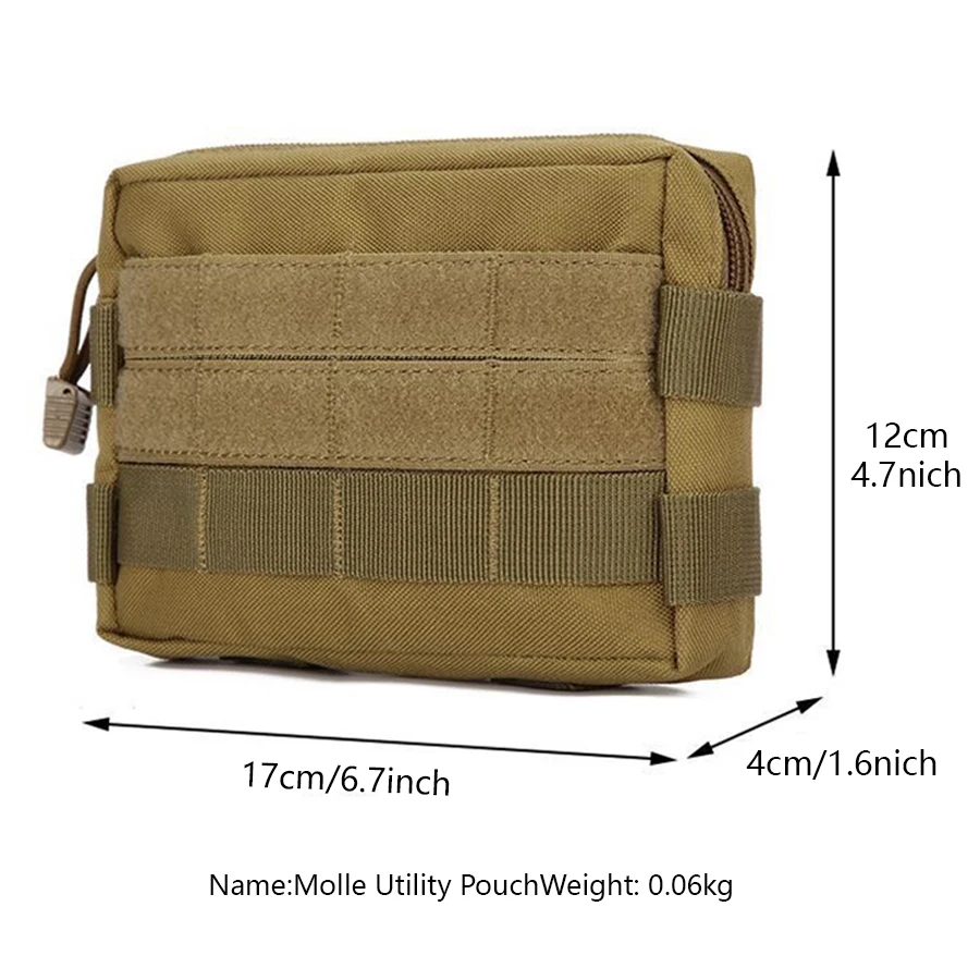 Multi functional accessory miscellaneous bag storage bag can be hung on top of outdoor vest, outdoor backpack belt image 4