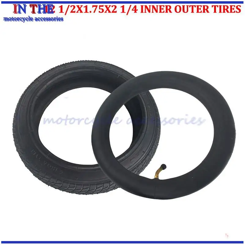 Bicycle tire 12 1/2x1.75x2 1/4 inner and outer tires 12 inches suitable for bicycle electric bicycle tire replacement