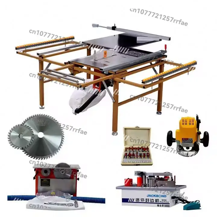 

WJ80 Commercial Clean Mother Saw Lifting Table Saw Multifunctional Bench Woodworking Folding Horizontal Sliding Table Saw