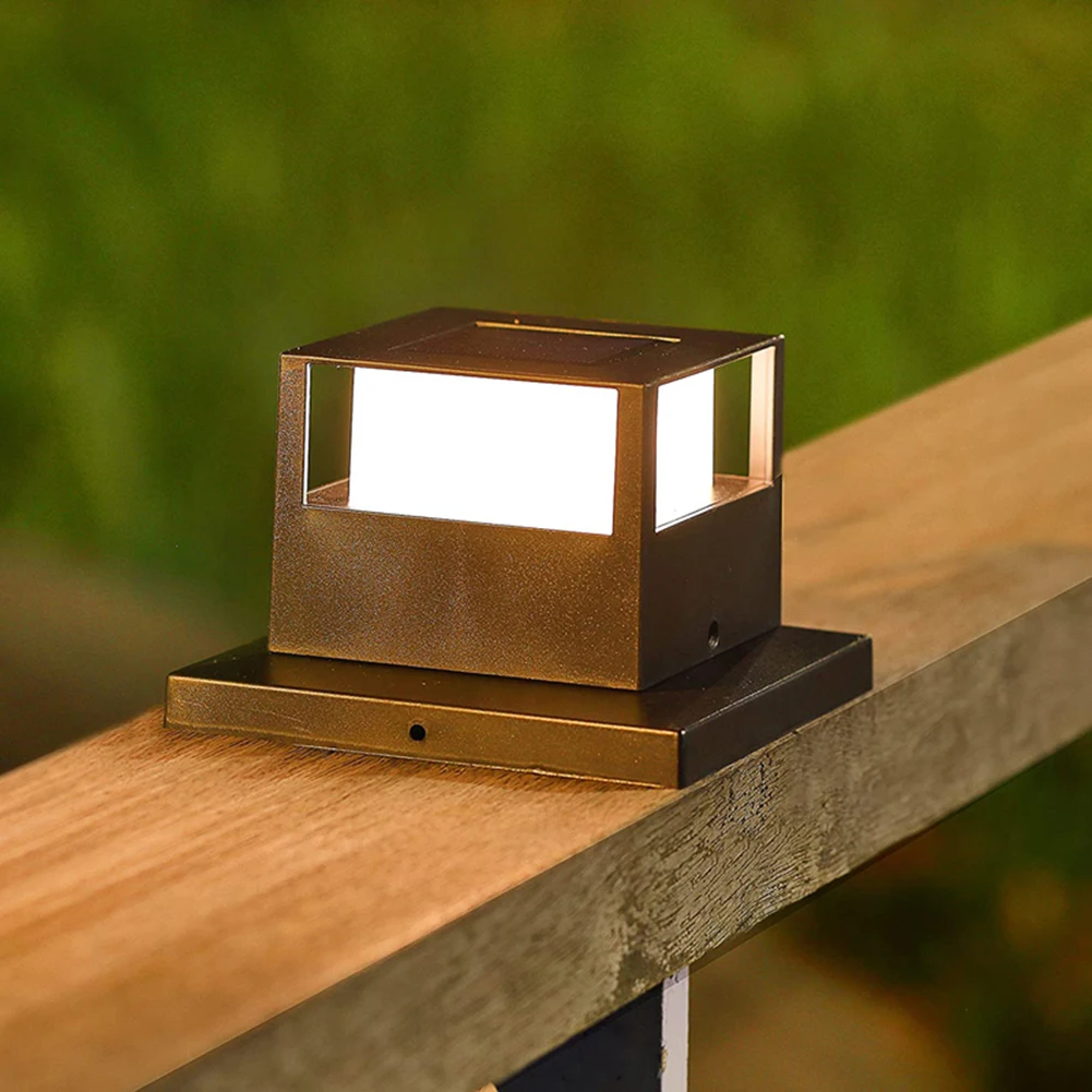 

Creative Solar Post Light Fence Light Outdoor Solar Lamp for Garden Decoration Gate Courtyard Cottage Solar Lamp