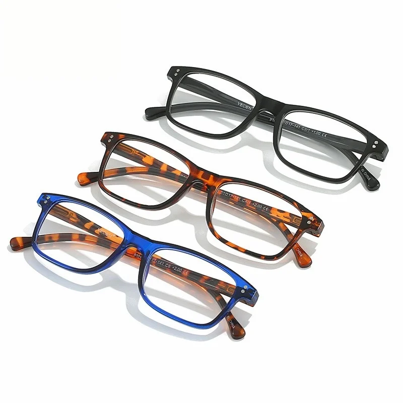 

3 PCS Classic Reading Glasses Blue Light Blocking Fashion Readers Spring Hinge Eyeglasses