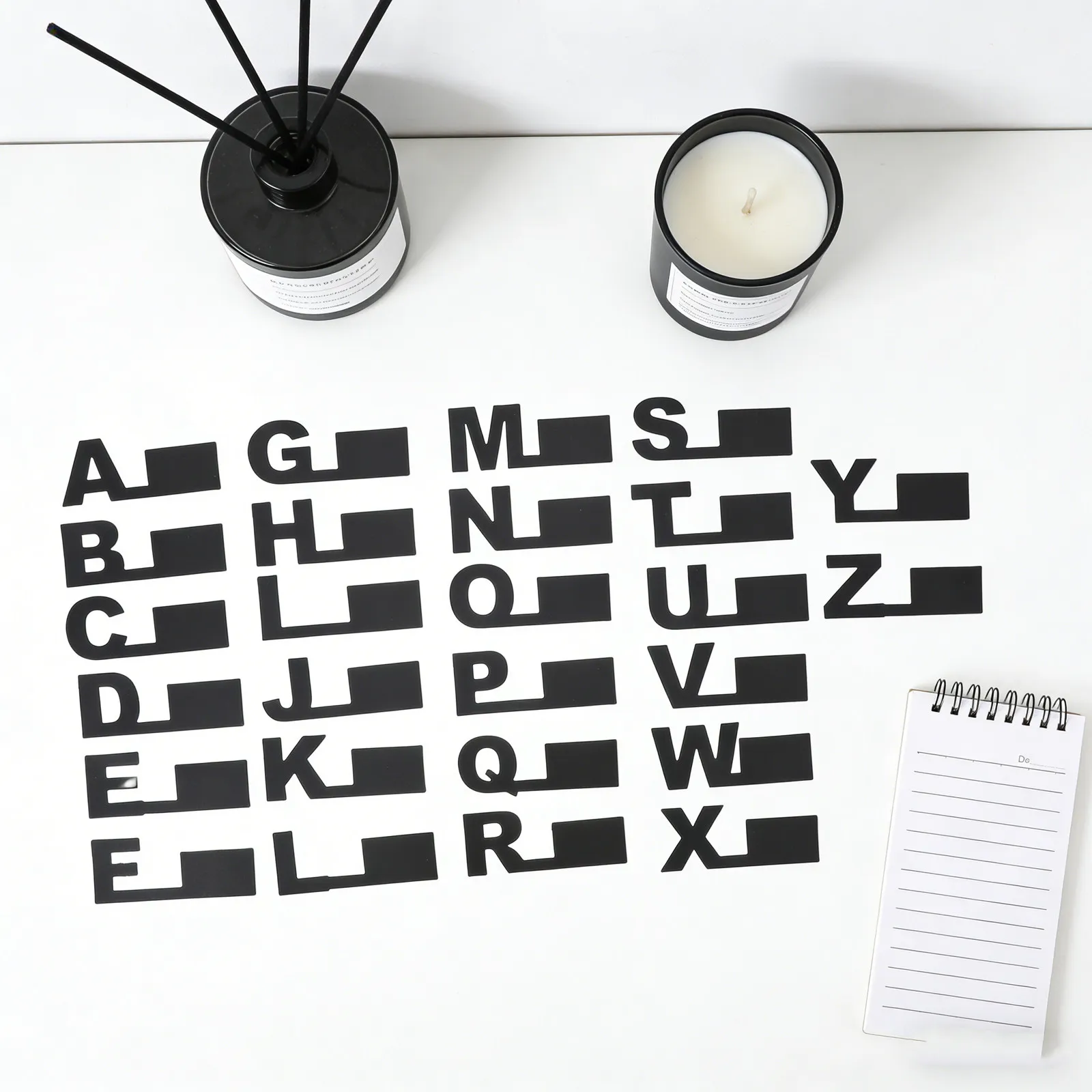 26Pcs Alphabet Index Dividers Plastic Vinyl Record Organizers A-Z Letter Guides Dvd Cd Album Media Shelf Markers