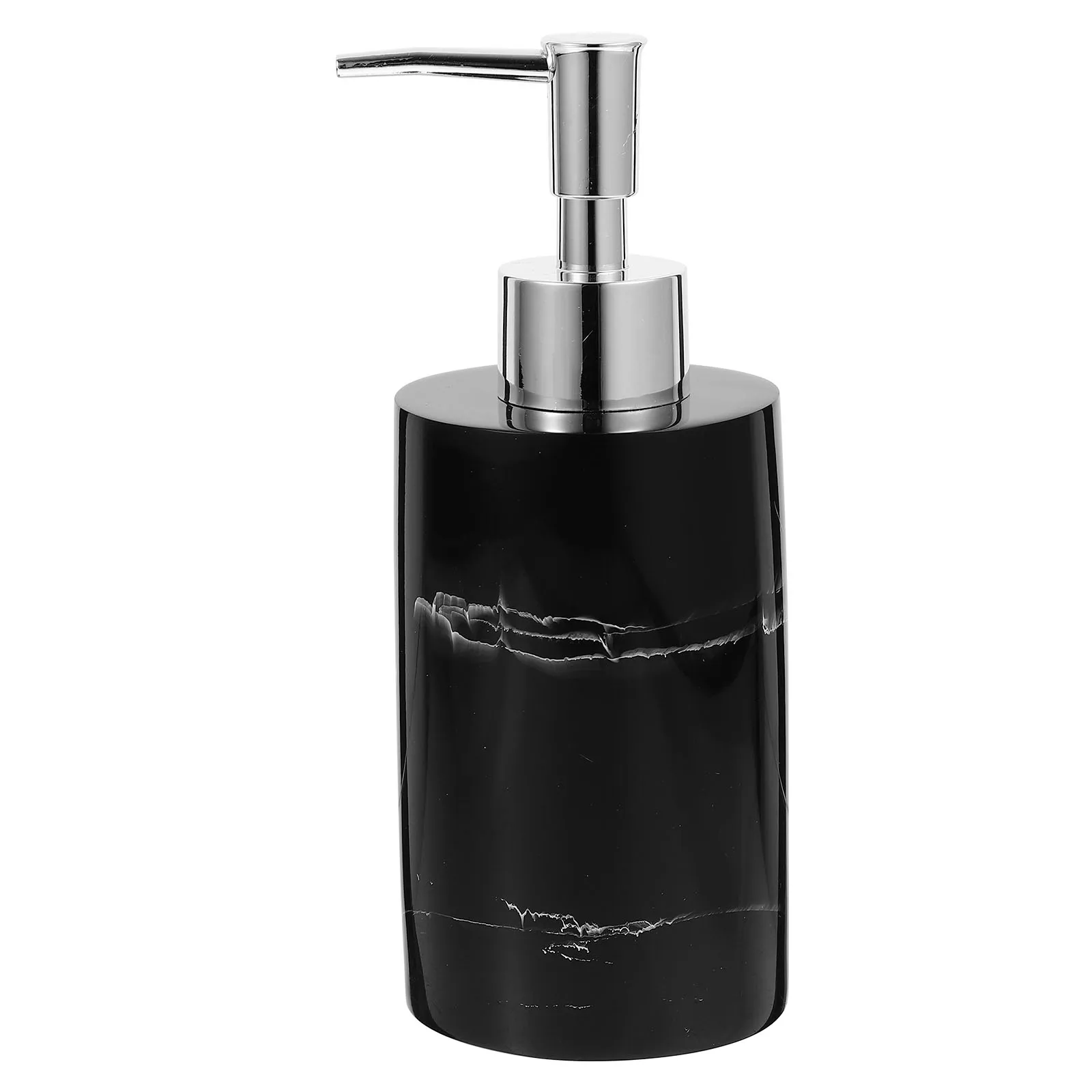 

Portable 400ml Square White Ink Resin Pump Bottle Soap Dispenser Bathroom Kitchen Accessories Shampoo Lotion Refillable