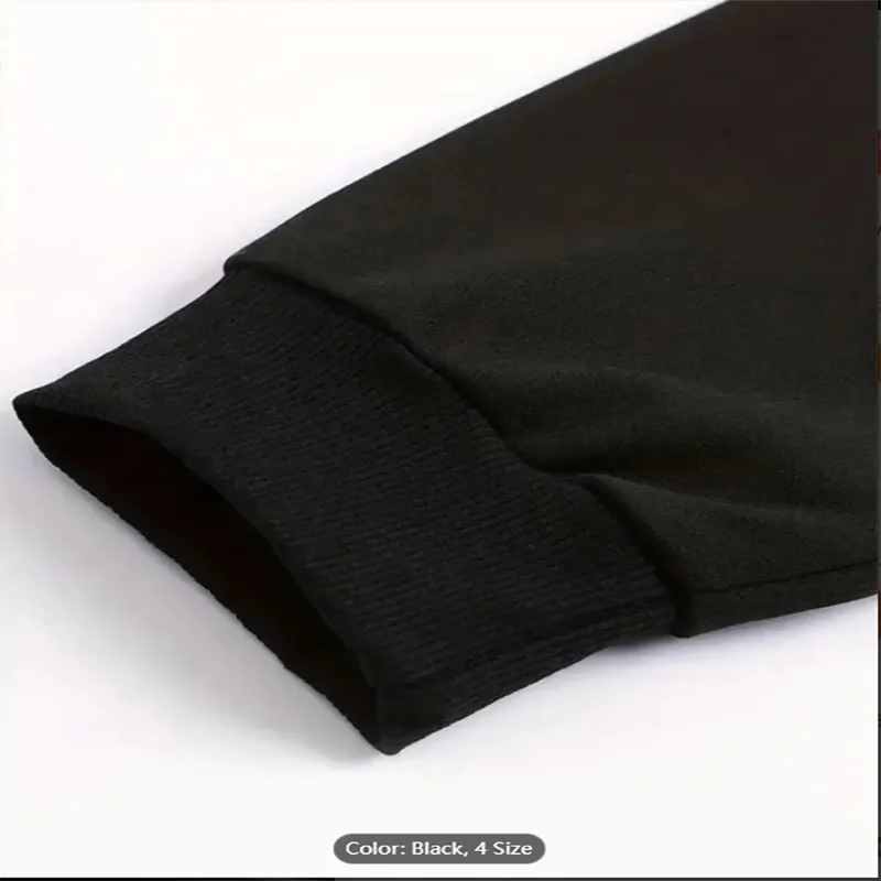 سويت شيرت نسائي بقلنسوة أسود ممرضة حروف سماعة الطبيب طباعة جرافيك كاجوال كبير الحجم برباط بقلنسوة من القطن الخالص