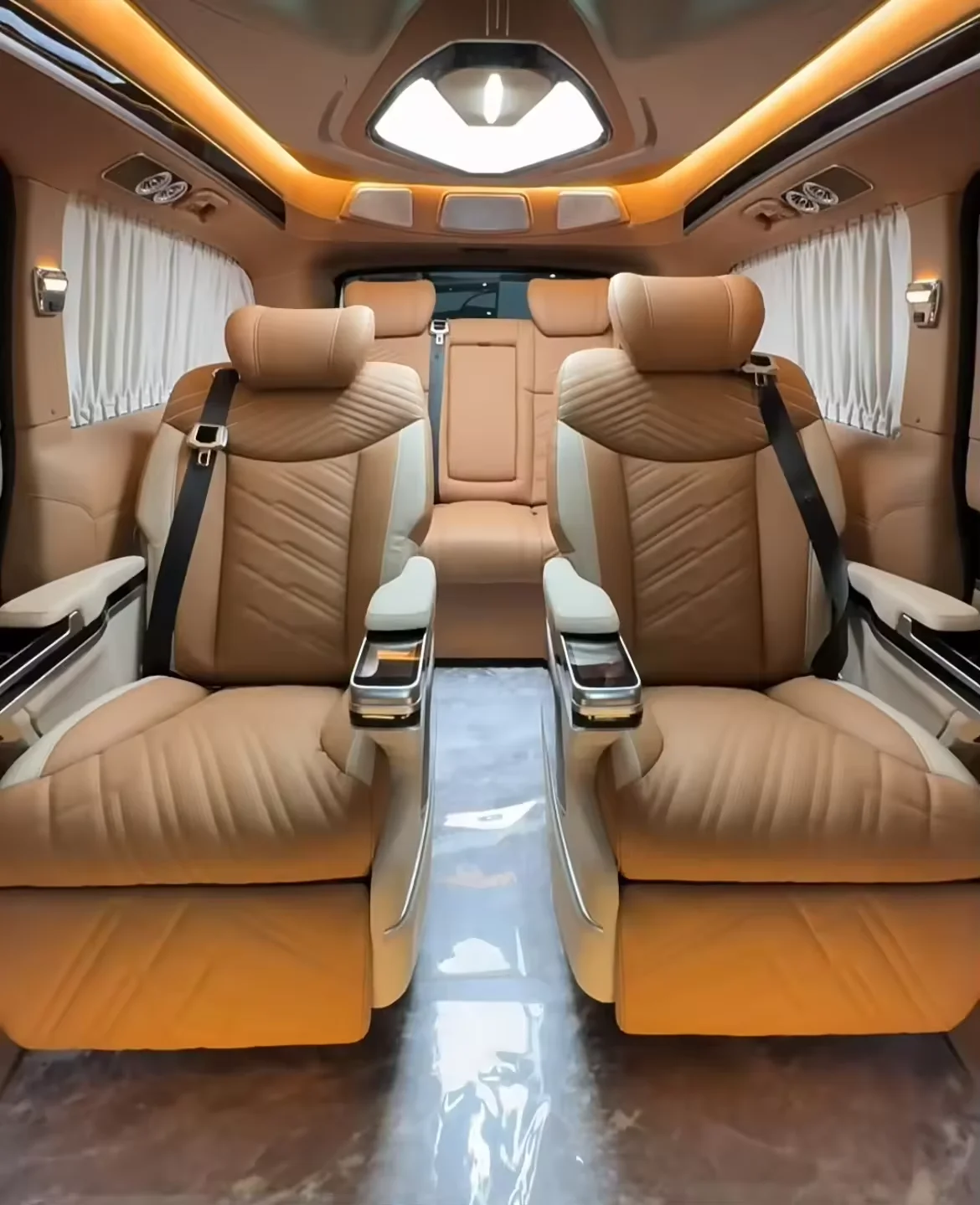 2025 for Toyota Hiace Van Alphard Car Seat VIP Electric Interior Massage Ventilated Features New Vito Made Leather Fabric