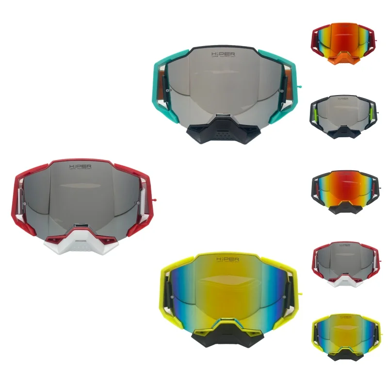 Universal Sports Protective Eyewear UV Blocking Goggles for Offroad Riding Ski Jungle Trekking