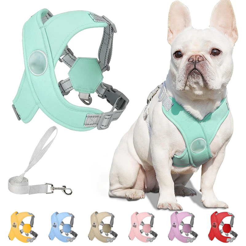 Pet Leash Vest Small Dog Chest Harness Reflective Dog Leash X-Shape Chest Harness