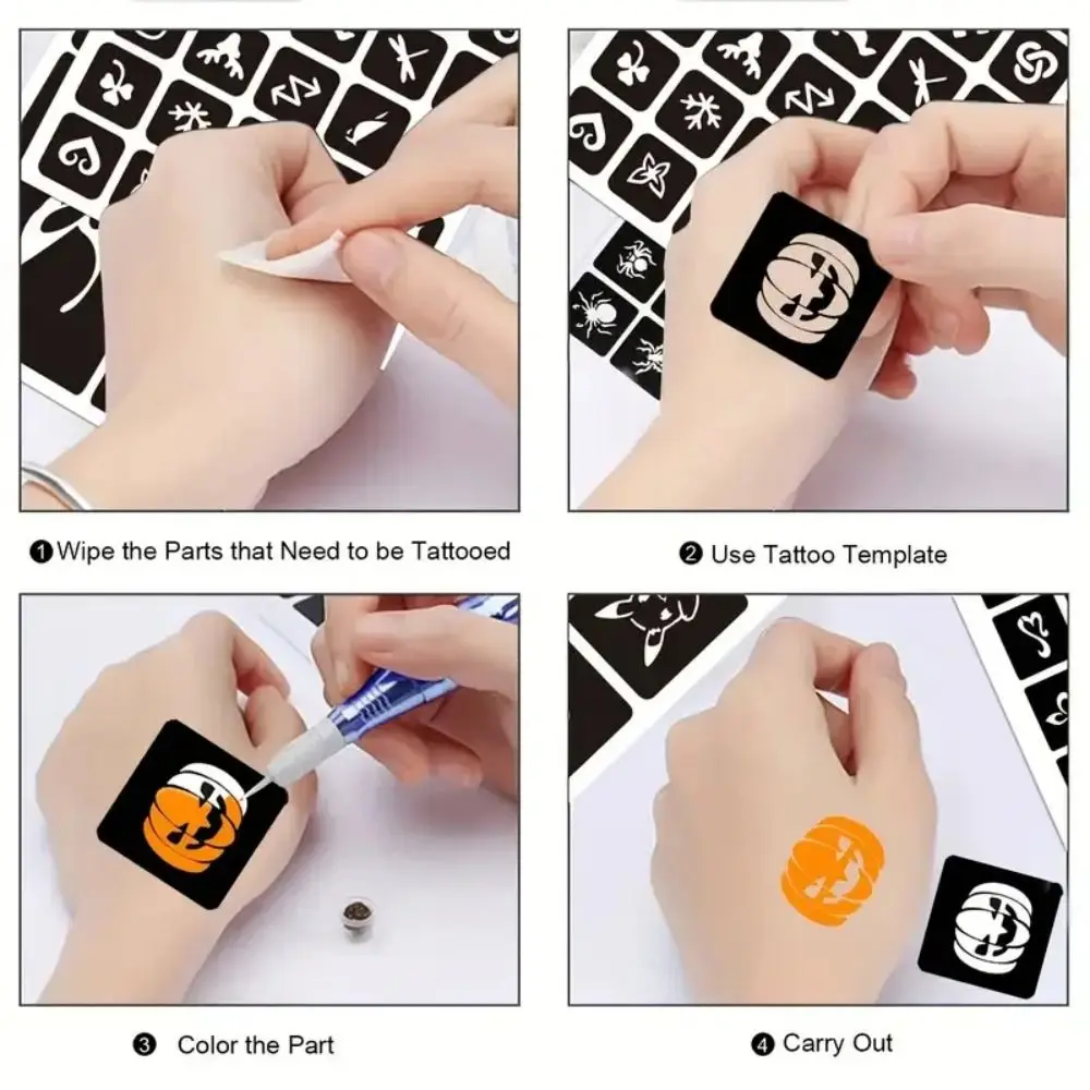 Multicolour Body Face Painting Kit Colorful Makeup Body Art Painting Tattoo Washable Face Painting Palette Festivals